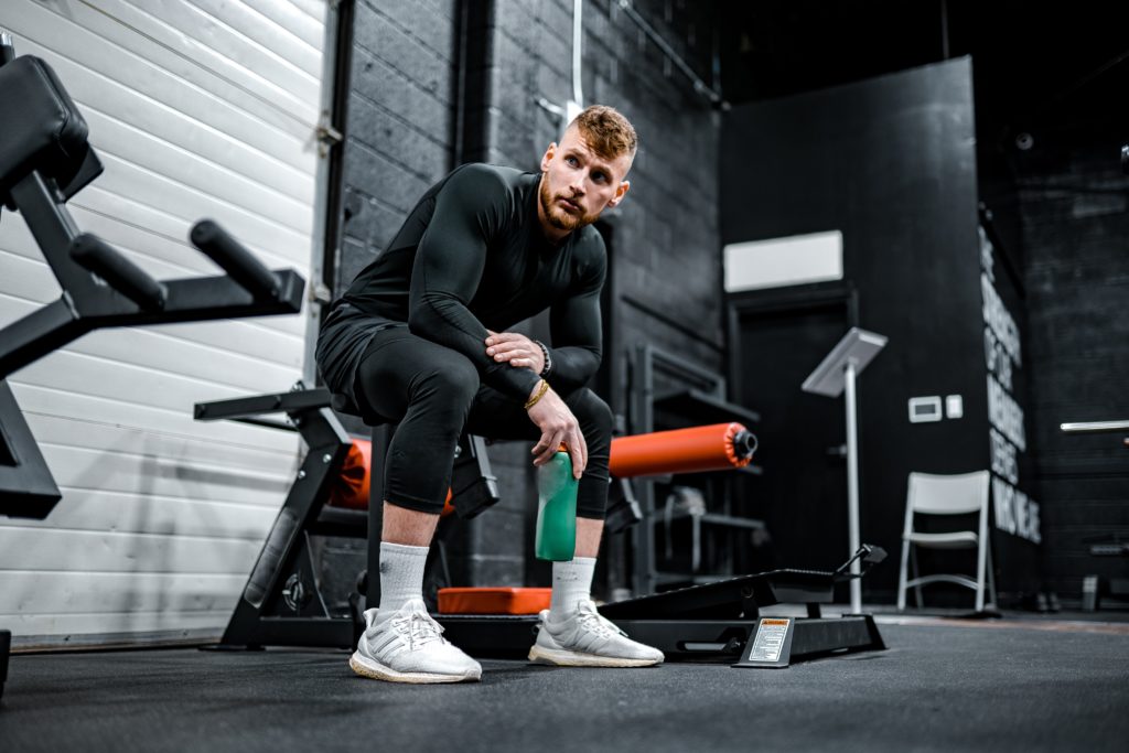 man overtraining sign