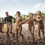 A team crossed the finish line