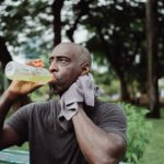 man drinking sport hydrate